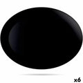 Plat à Gratin Luminarc Diwali Noir verre 35 x 24 cm (6 Unités)