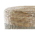 Footrest DKD Home Decor Fibre Natural Seagrass (42 x 42 x 40 cm)
