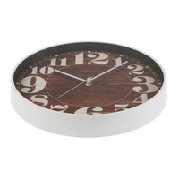 Wall Clock Brown Plastic (Ø 30 cm)