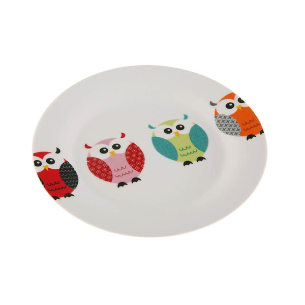 Dessert dish Owl Porcelain