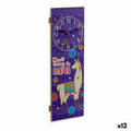 Wall Clock Llama (2,5 x 60 x 20 cm) (12 Units)