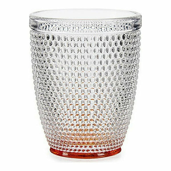 Glass Points Amber Transparent Glass (300 ml) (6 Units)