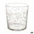 Verre à bière Feuille d'une plante Transparent Blanc verre (380 ml) (18 Unités)