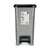 Pedal bin Black Grey Plastic 25 L (37 x 47 x 26,9 cm) (8 Units)