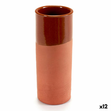 Glass Baked clay 12 Units 330 ml