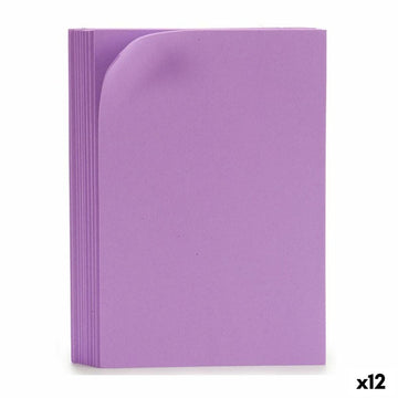 Moosgummi Violett 65 x 0,2 x 45 cm (12 Stück)