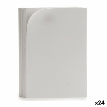 Moosgummi Weiß 30 x 2 x 20 cm (24 Stück)