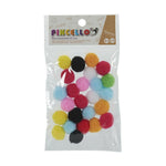 Materials for Handicrafts Balls Multicolour Ø 2 cm (12 Units)