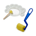 Craft Set Yellow Blue White Plastic (12 Units)