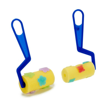 Craft Set Handicrafts Rolling pin Yellow Blue (12 Units)