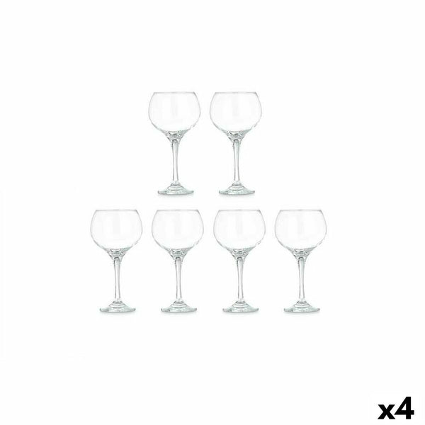 Set skodelic Ambassador Koktajl Prozorno Steklo 790 ml (4 kosov)