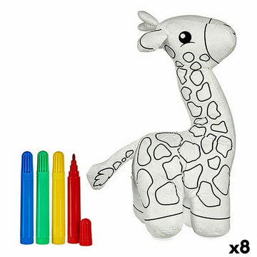 Plüsch Färbung Giraffe (8 Stück)