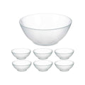 Set of bowls Generation Transparent Glass (4 Units)