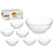 Set of bowls Generation Transparent Glass (4 Units)