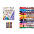 Coloured crayons Jumbo Multicolour Wax (72 Units)