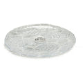 Flat Plate Tirolo Transparent Glass 27,5 x 1,7 x 27,5 cm (6 Units)