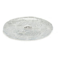Assiette plate Tirolo Transparent verre 27,5 x 1,7 x 27,5 cm (6 Unités)