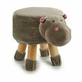 Tabouret Hippopotame 29 x 30 x 40 cm (4 Unités)