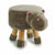 Stool Hippopotamus 29 x 30 x 40 cm (4 Units)