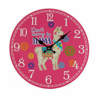 Horloge Murale Lama 3 x 33,8 x 33,8 cm (12 Unités)