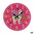 Horloge Murale Lama 3 x 33,8 x 33,8 cm (12 Unités)