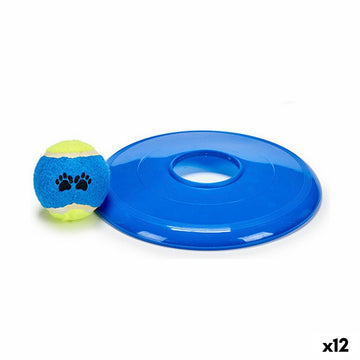 Set di Giocattoli per Cani Palla Frisbee Gomma polipropilene (12 Unità)