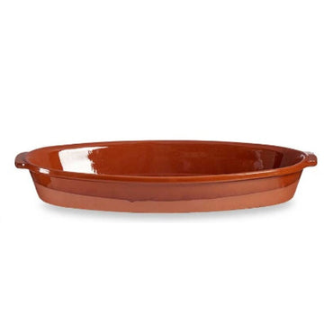 Oven Dish Baked clay 3 Units 56 x 7,5 x 32 cm
