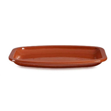 Oven Dish Baked clay 6 Units 26 x 3,5 x 35 cm