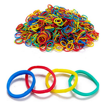 Elastic bands Mini Multicolour Ø 1,3 cm (12 Units)