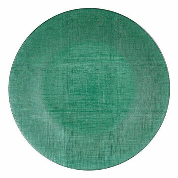 Farfurie Întinsă Zelena Steklo 32,5 x 2,5 x 32,5 cm (6 kosov)