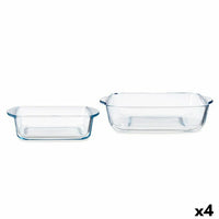 Set of Kitchen Dishes Borcam Squared (4 Units)