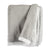 Blanket White Light grey 130 x 1 x 170 cm (6 Units)