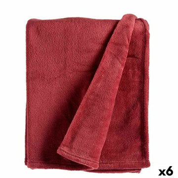 Blanket Dark pink 150 x 0,5 x 200 cm (6 Units)