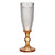 Kozarec za šampanjec Točke Jantar Steklo 180 ml (6 kosov)