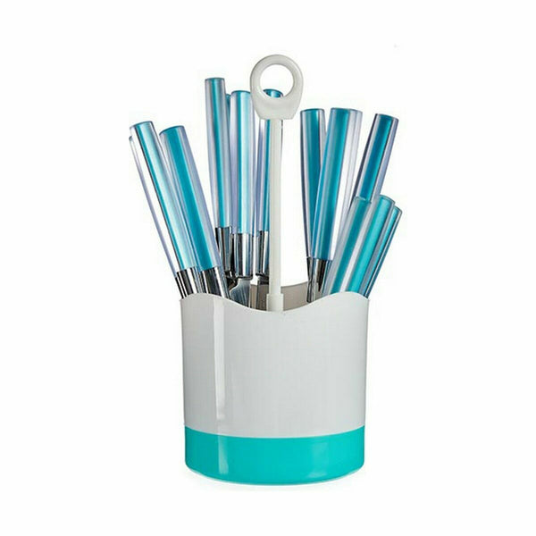 Cutlery Set Blue Stainless steel (8 Units)