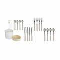 Cutlery Set Beige Stainless steel (8 Units)