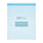 Wiederverwendbare Säcke für Lebensmittel ziplock 30 x 40 cm Blau Polyäthylen 7 L (12 Stück)