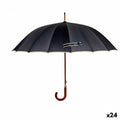 Regenschirm Schwarz Metall Stoff 110 x 110 x 95cm (24 Stück)