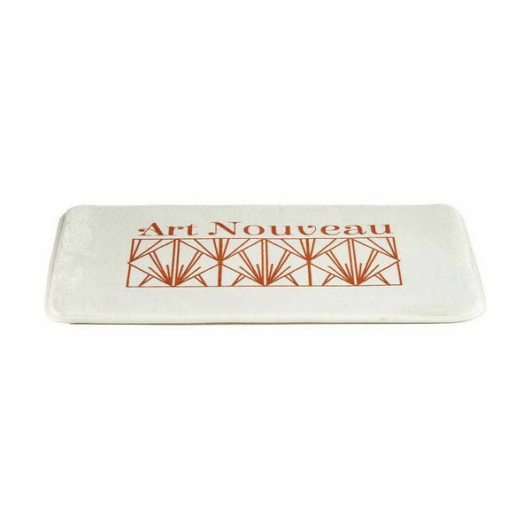 Bath rug Art Nouveau White Bronze 40 x 1,5 x 60 cm (12 Units)