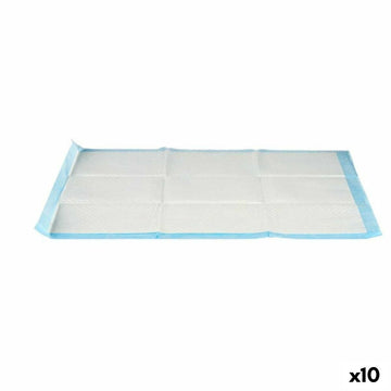 Alèse 60 x 90 cm Bleu Blanc Papier Polyéthylène (10 Unités)