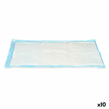 Alèse 40 x 60 cm Bleu Blanc Papier Polyéthylène (10 Unités)