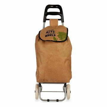 Shopping cart Brown 3,3 L 36 x 95 x 35 cm (10 Units)