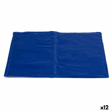 Tapis pour chien Rafraîchissant Bleu Mousse Gel 39,5 x 1 x 50 cm (12 Unités)