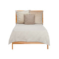 Bedspread (quilt) 180 x 260 cm Beige (4 Units)