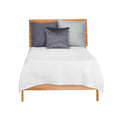 Bedspread (quilt) 180 x 260 cm Rhombus White (4 Units)