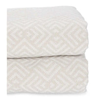 Bedspread (quilt) Geometric 180 x 260 cm Beige (4 Units)