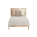 Bedspread (quilt) Geometric 180 x 260 cm Beige (4 Units)