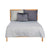 Bedspread (quilt) 240 x 260 cm Rhombus Grey (4 Units)