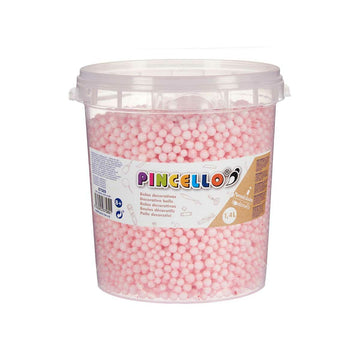 Materials for Handicrafts Balls Pink polystyrene (6 Units)