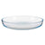 Baking tray Transparent Borosilicate Glass 31,5 x 5 x 31,5 cm (6 Units)